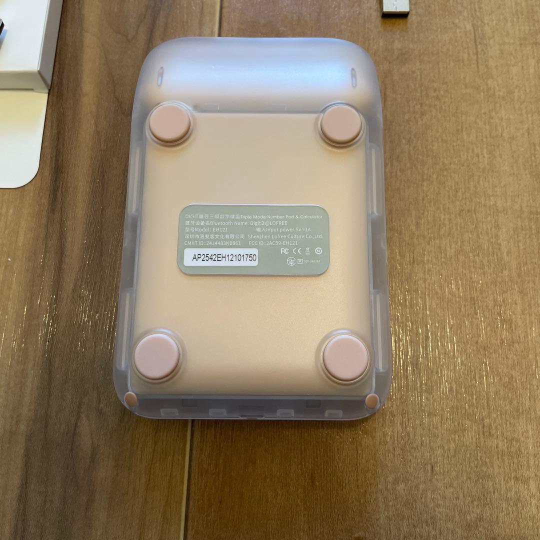 Lofree 電卓 ピンク リキッドファンデーション テンキー