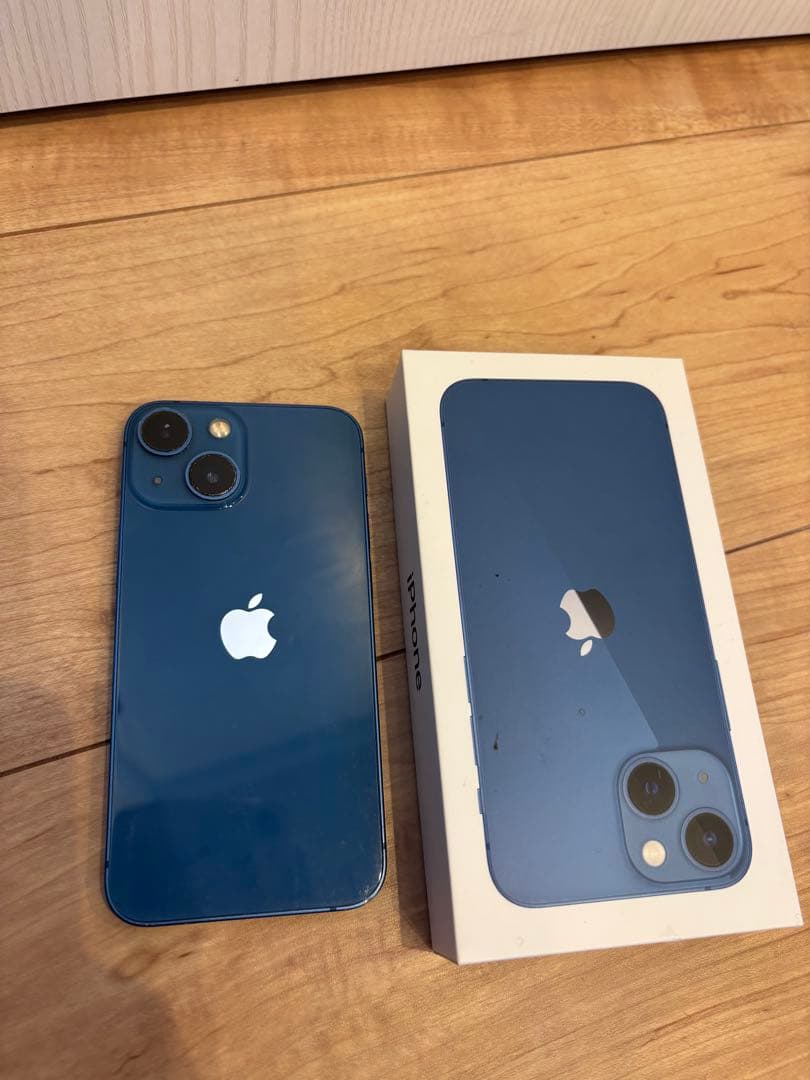 【中古】iPhone 13 mini 本体　ブルー　128GB