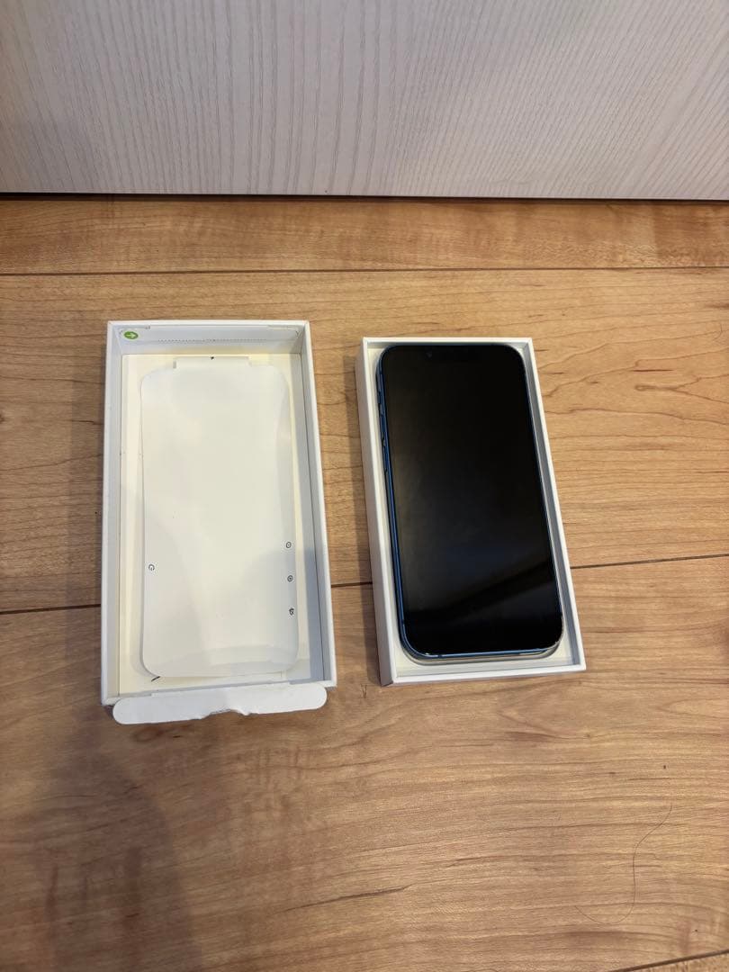 【中古】iPhone 13 mini 本体　ブルー　128GB