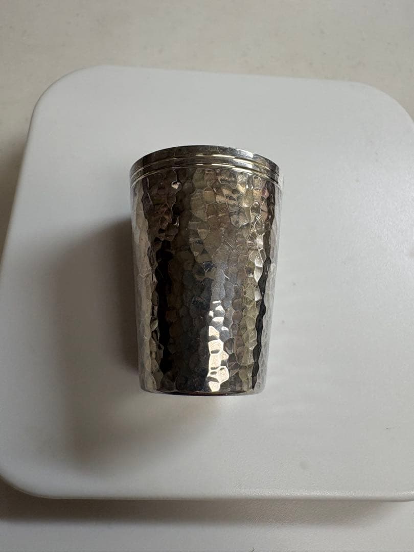 銀製ハンマードカップ 18g