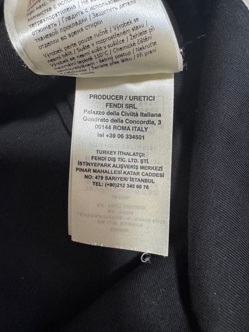 フェンディFFロゴパターン フード付ズッカ柄サイズS