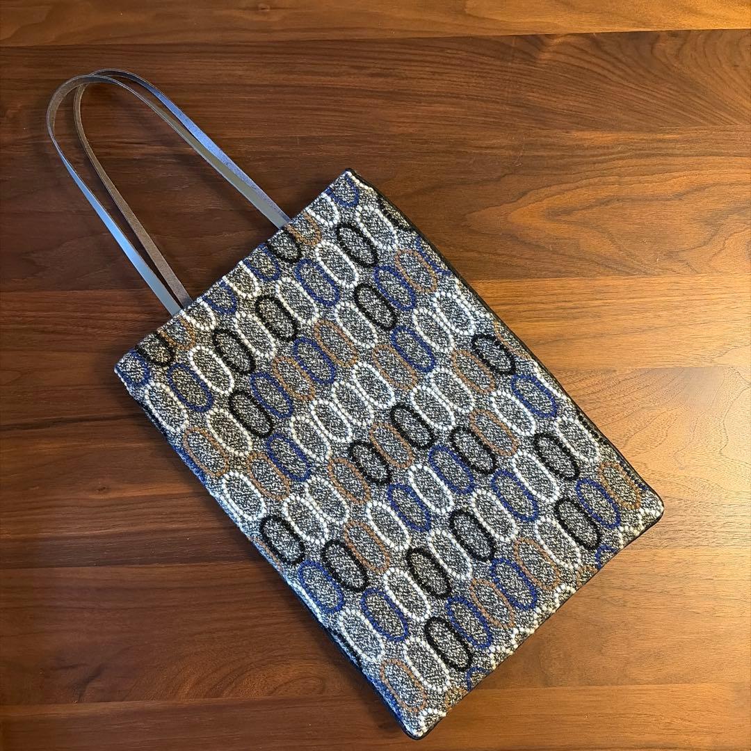 ハンドメイドトートバッグ ミナペルホネンtarteブラック