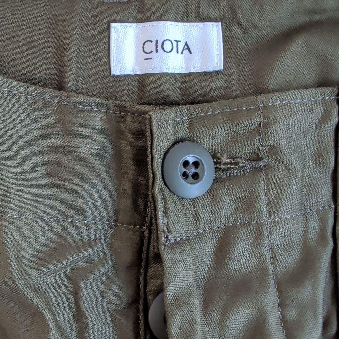 CIOTA EDIFICE別注 スビンコットン モールスキン ベイカーパンツ