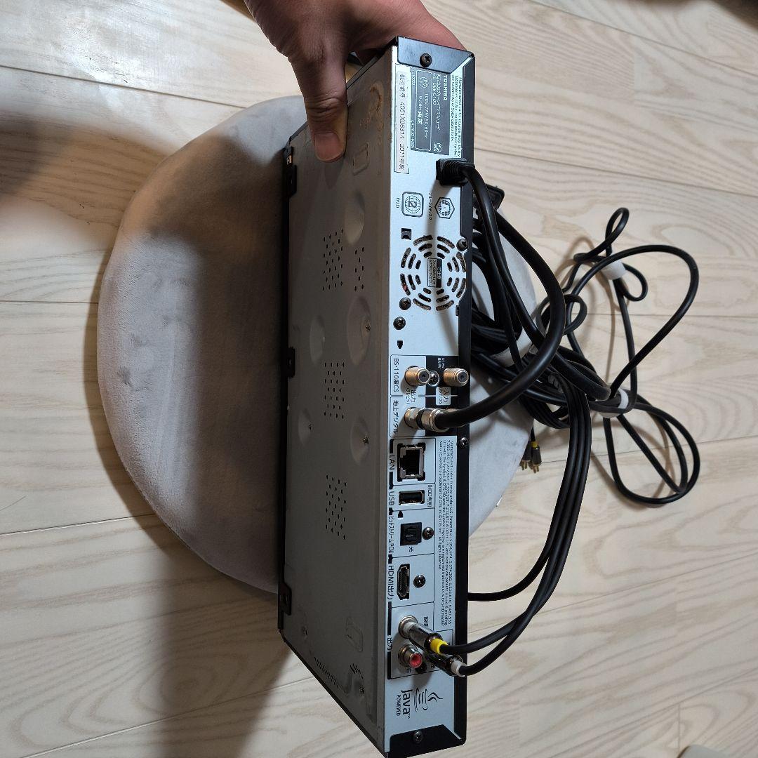 TOSHIBA ブルーレイレコーダー リモコン付き
