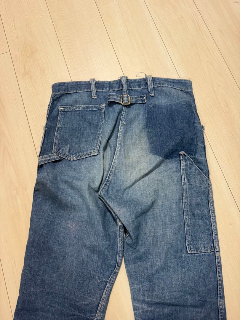 50s–60s デニム ベイカーパンツ／ペインターパンツ