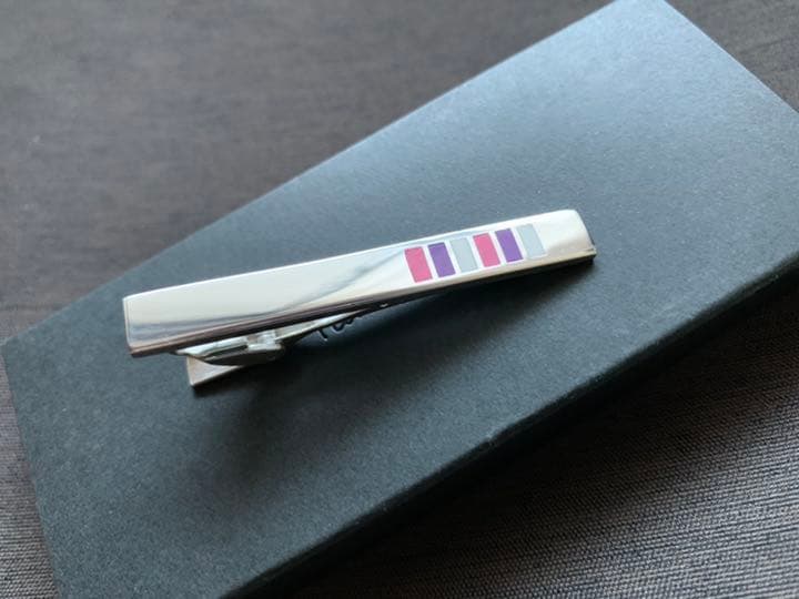 Paulsmithシルバー925 マルチカラー R タイピン 未使用