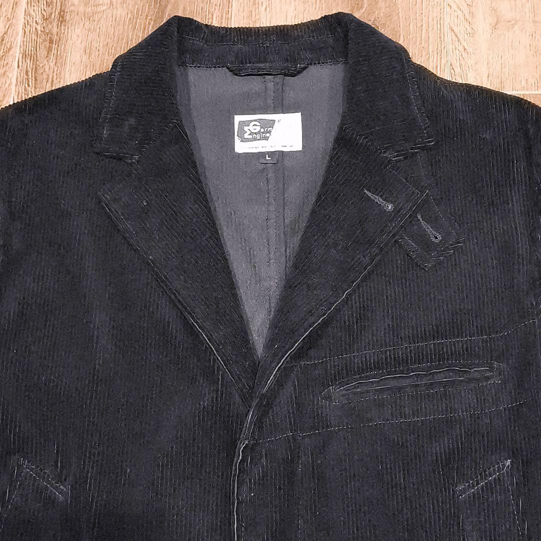 美品✨️　エンジニアードガーメンツ　太畝コーデュロイ　チョアジャケット　黒