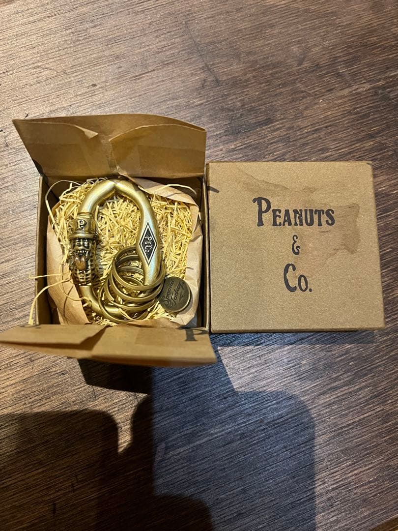 ピーナッツアンドカンパニー　カラビナ　真鍮