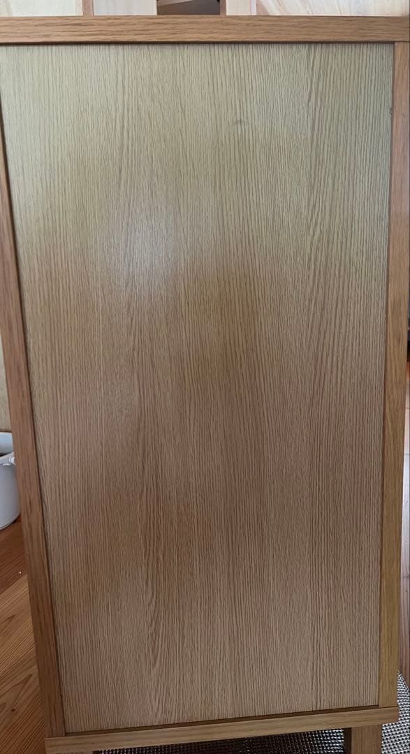 無印良品 4段　チェスト 引出し 脚 オーク材