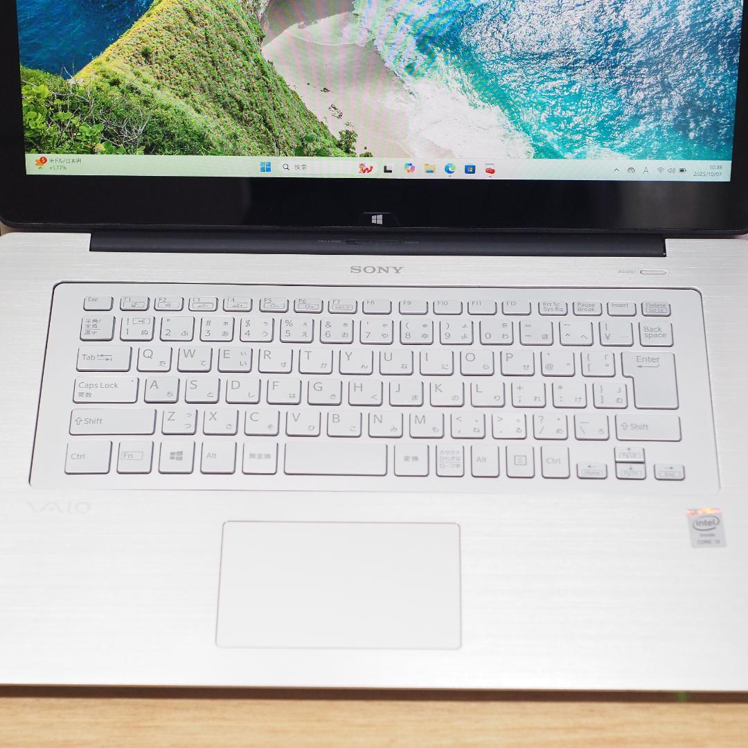 Sony VAIO、12GB メモリ、Windows11、 タッチディスプレイ