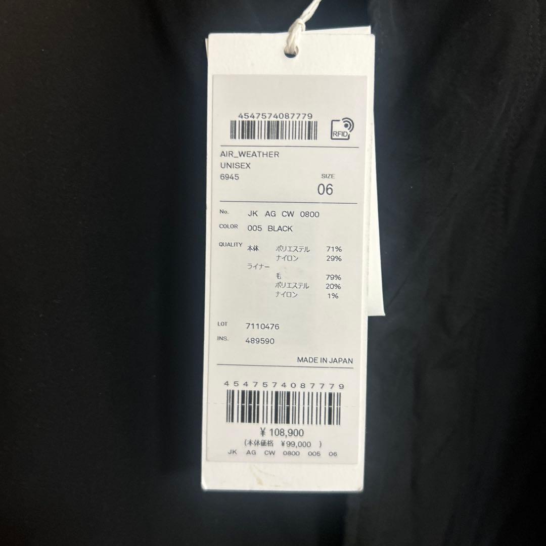 ジャケット・アウター AIR WEATHER SHORT MODS COAT 6 24aw