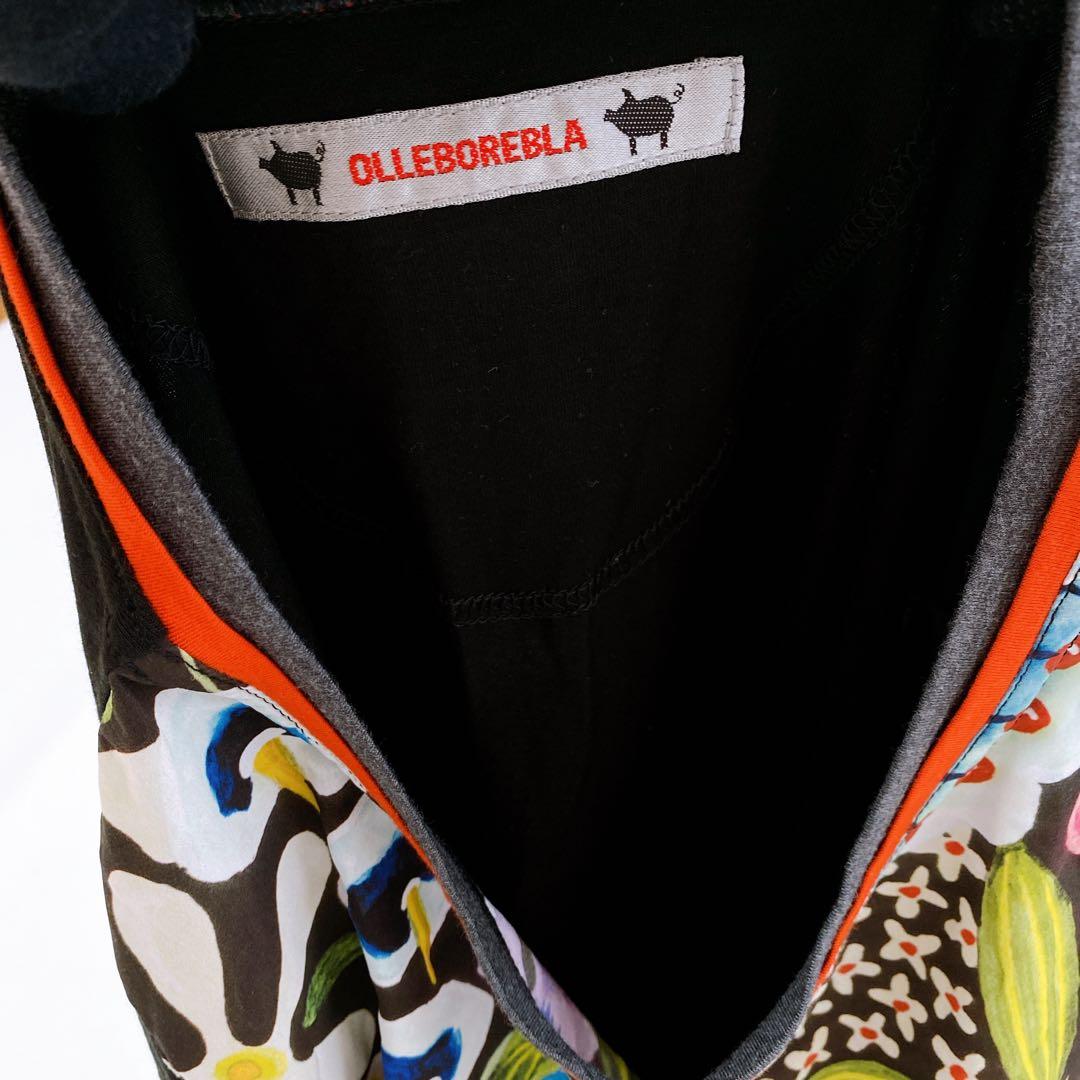 美品 アルベロベロ チュニック ワンピース 長袖 ブタさん サイドポケット