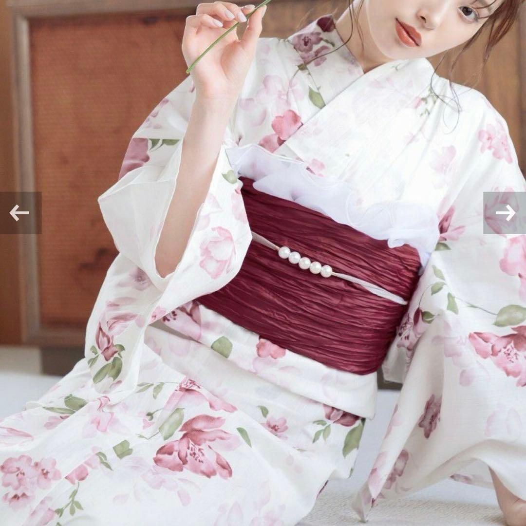 dita 浴衣 琴歌あそび ピンク 赤 美品