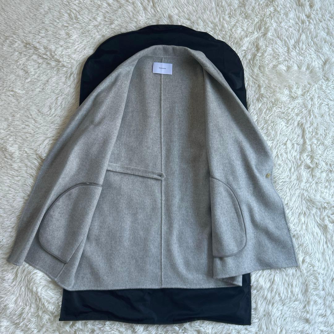 美品✨人気色 フレームワーク リバーショートコート ダブルファイス 近年