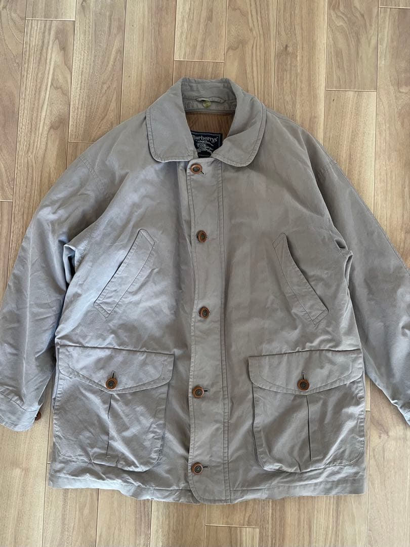 美品✨ 90s Burberry ハンティングジャケット カバーオール アウター