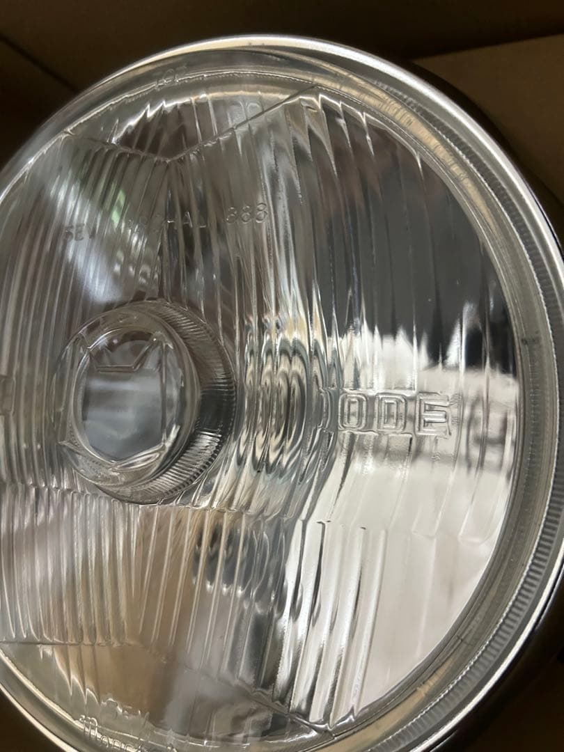 ■マーシャル888ヘッドライト 　160パイ　クリア　ブラックボディー　160π