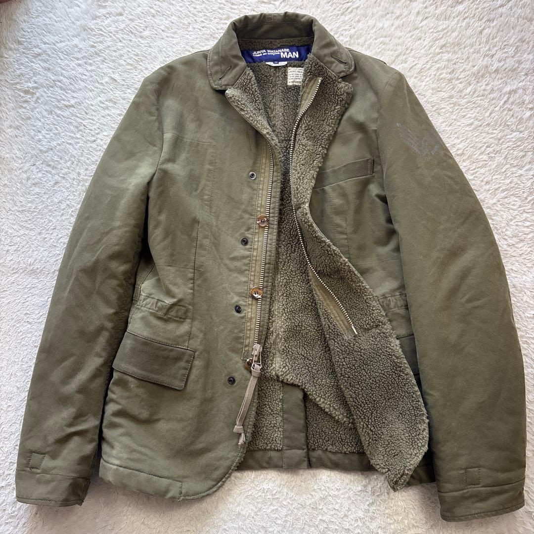 ジュンヤワタナベ コムデギャルソンマン　06AW ミリタリージャケット　内ボア