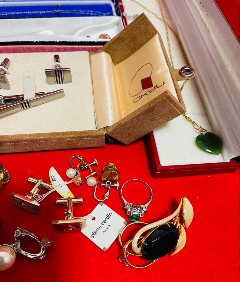 ブランド不明　ネックレス　ピアス　ネクタイピン　カフス　指輪　その他　おまとめ