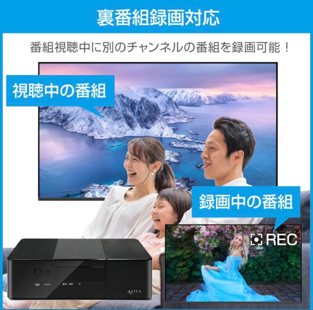 AS-STBN Astex アステック　テレビチューナー　地デジ・BS・CS対応