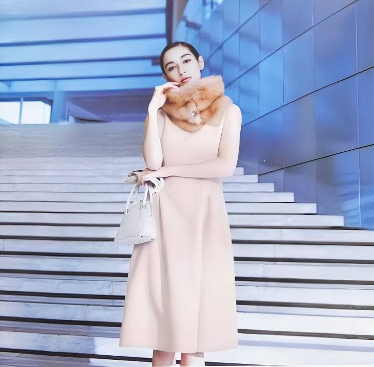 定価約12万★美品★FOXEYフォクシーマグノリア ウール美くびれシルエット38