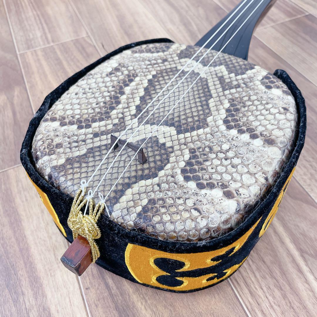 沖縄三線 三線 蛇皮 民謡 和楽器 沖縄