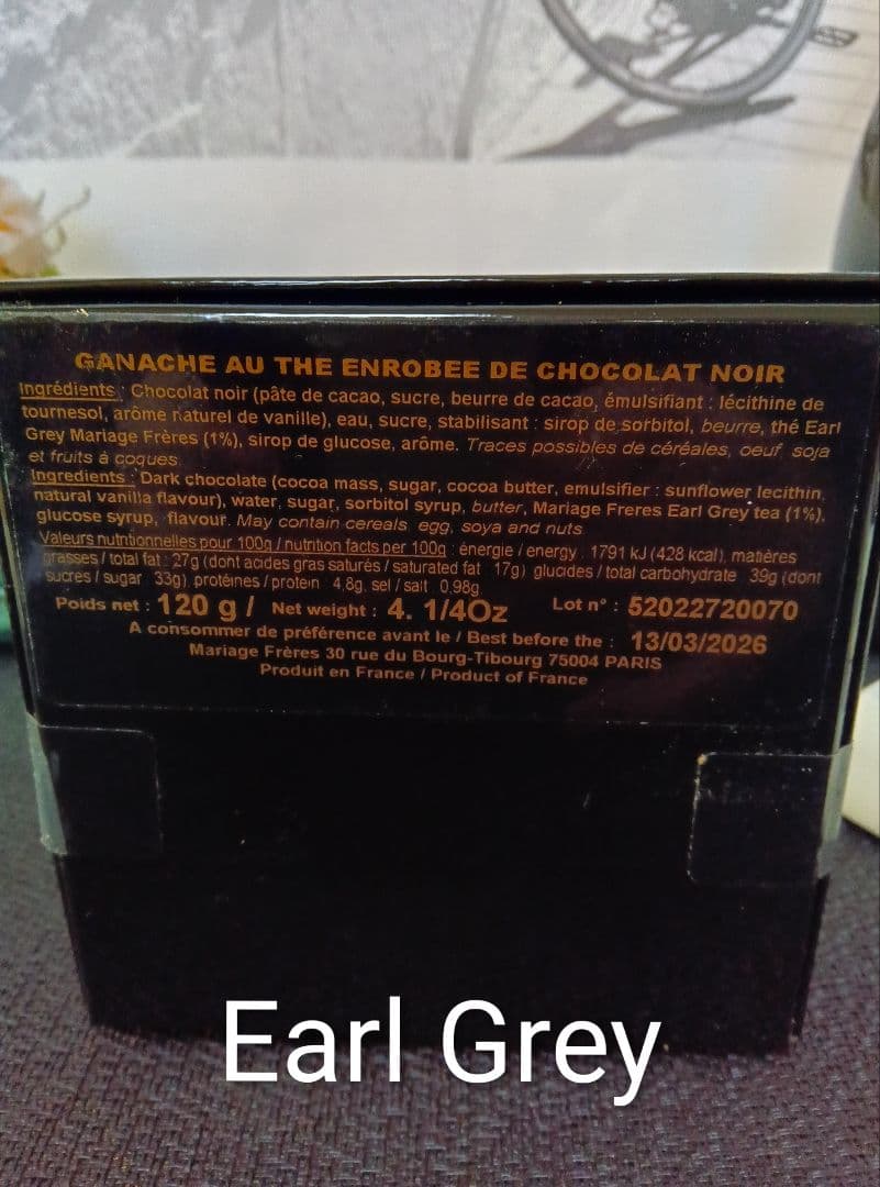 マリアージュフレール ショコラ デ マンダレン ノエル ＆ アールグレイ