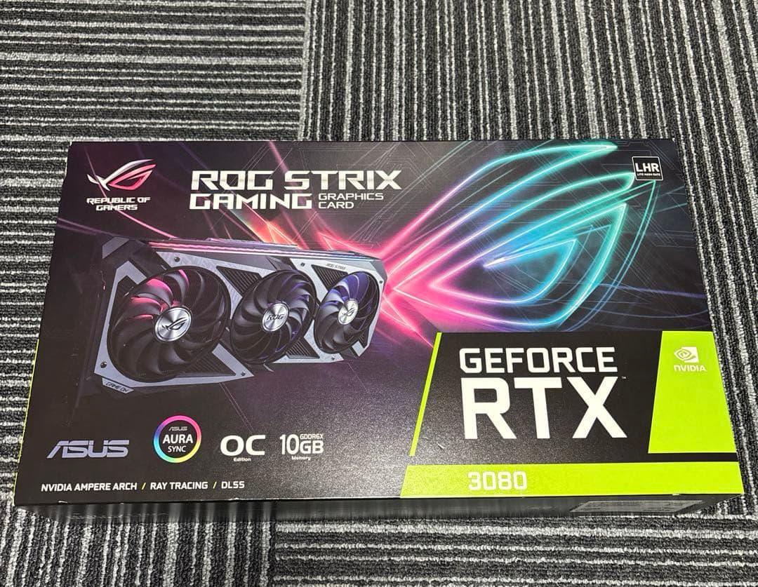 グラフィックボード・グラボ・ビデオカード ROG strix Gaming GeForce rtx 3080 10GB