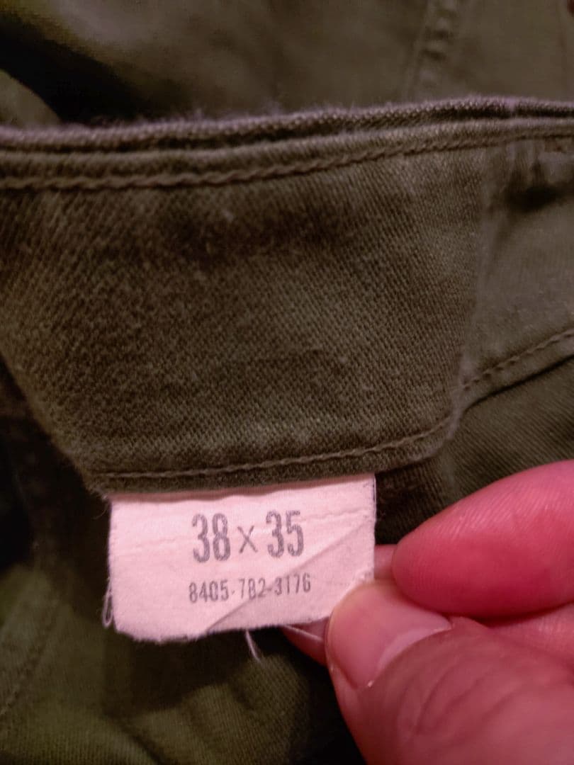 ビンテージ 古着 60's U.S.ARMY ベイカーパンツ W38