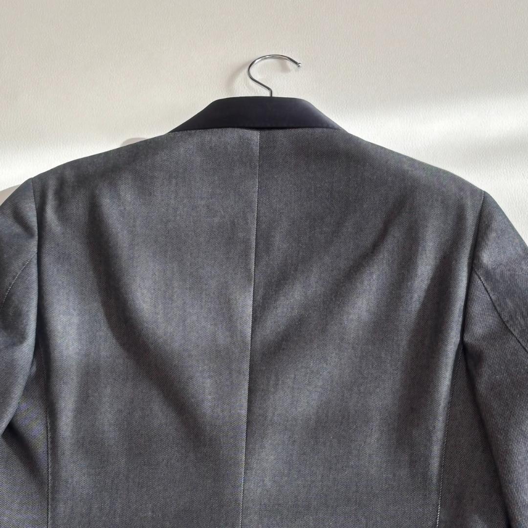 【カシミヤ混】フランクリンテーラード ジャケット デニム シルク M相当 日本製