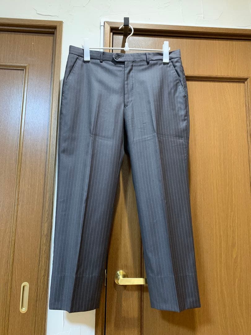 L ポールスミス スーツ グレー ストライプ