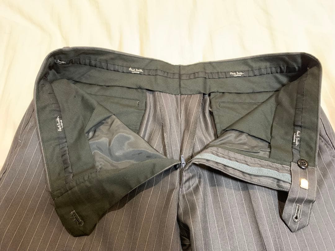 L ポールスミス スーツ グレー ストライプ