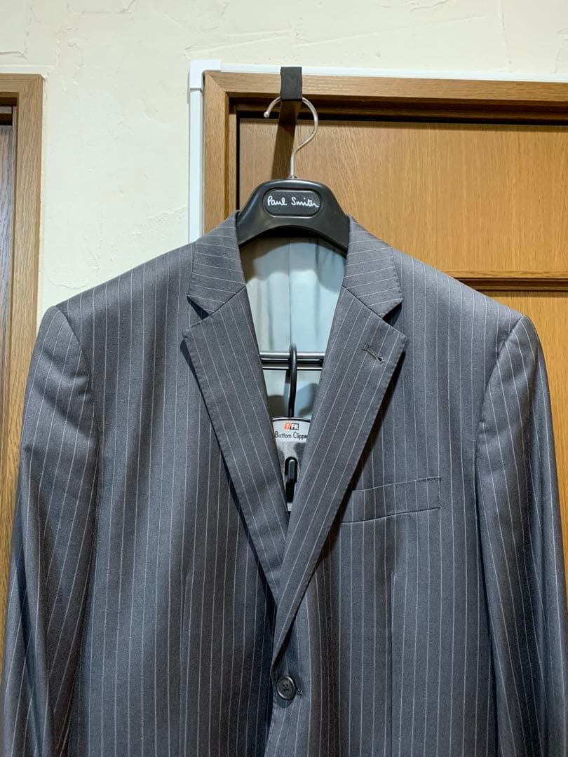 L ポールスミス スーツ グレー ストライプ