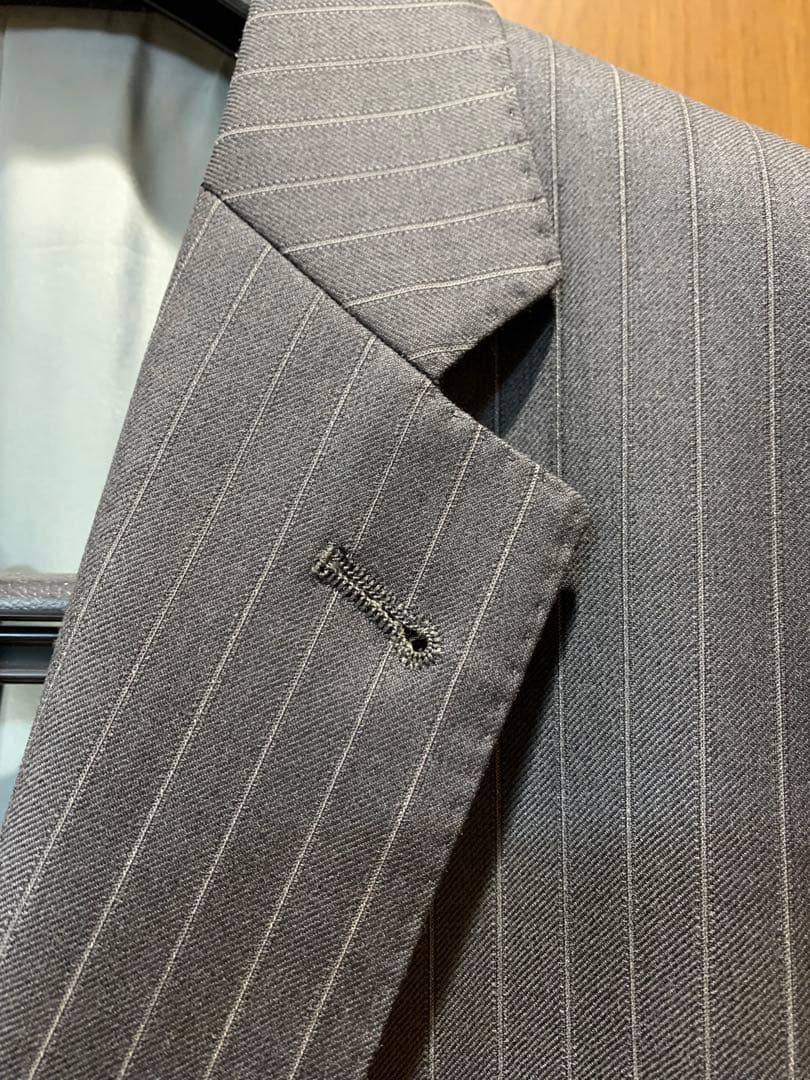 L ポールスミス スーツ グレー ストライプ