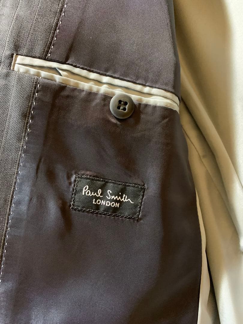 L ポールスミス スーツ グレー ストライプ