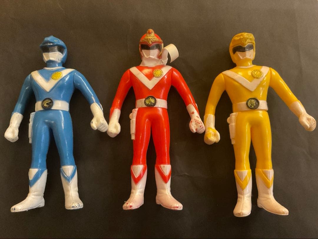 サンバルカン　ポピー　ソフビ 3体セット　当時物