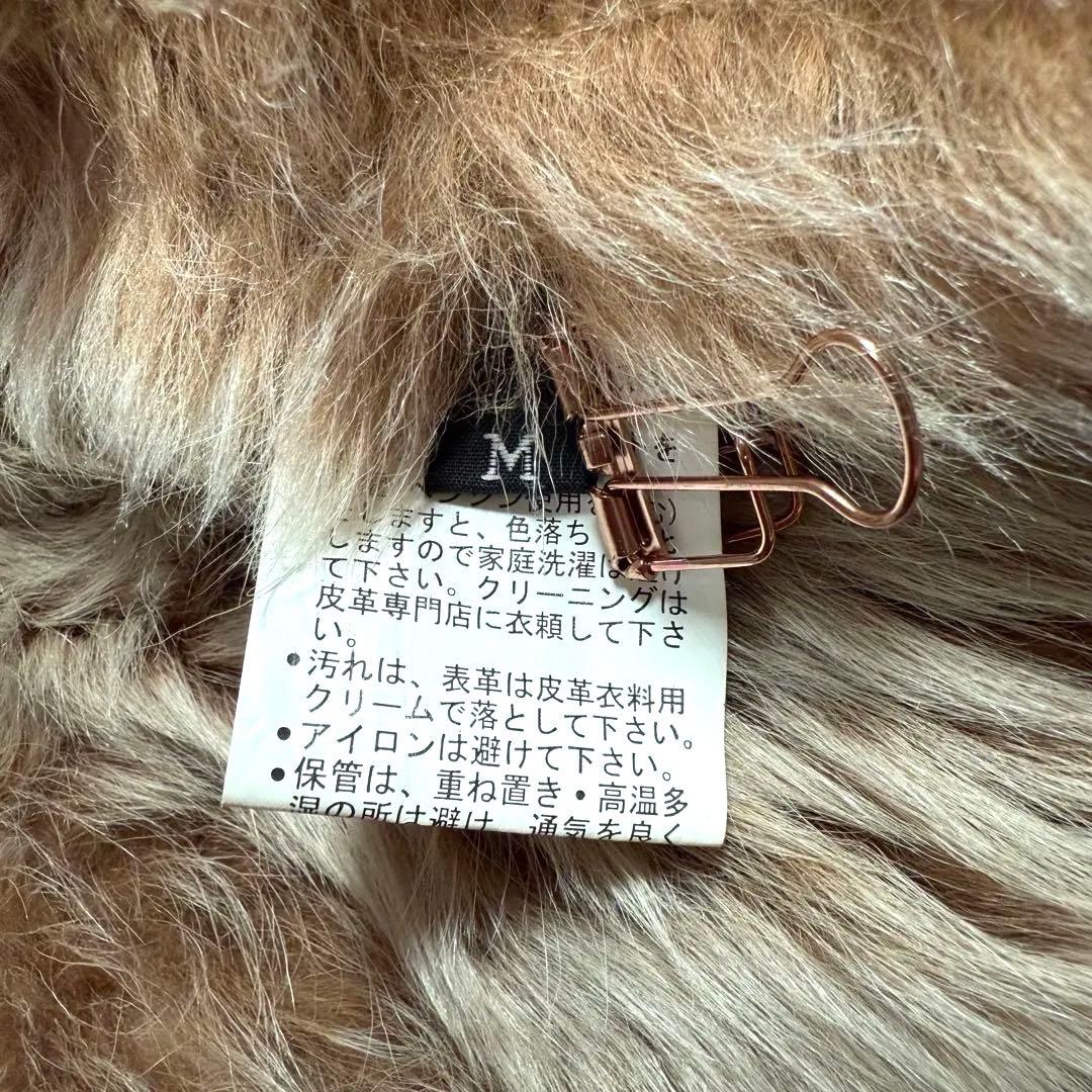 ダッフルコート ムートンコート Aライン フーディ トグルボタン 羊皮 毛皮