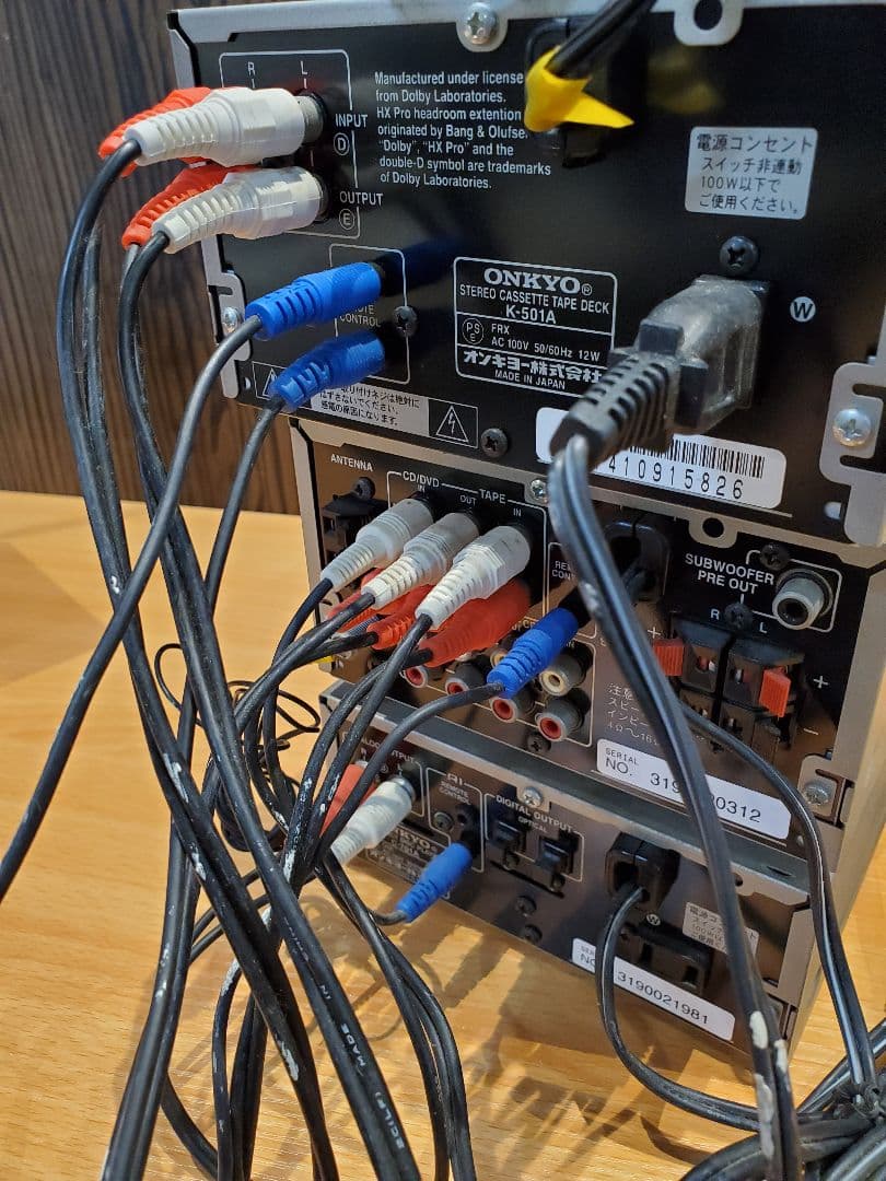 男*ん様 ONKYO コンポ　K-501 R-801A C-701A D-022