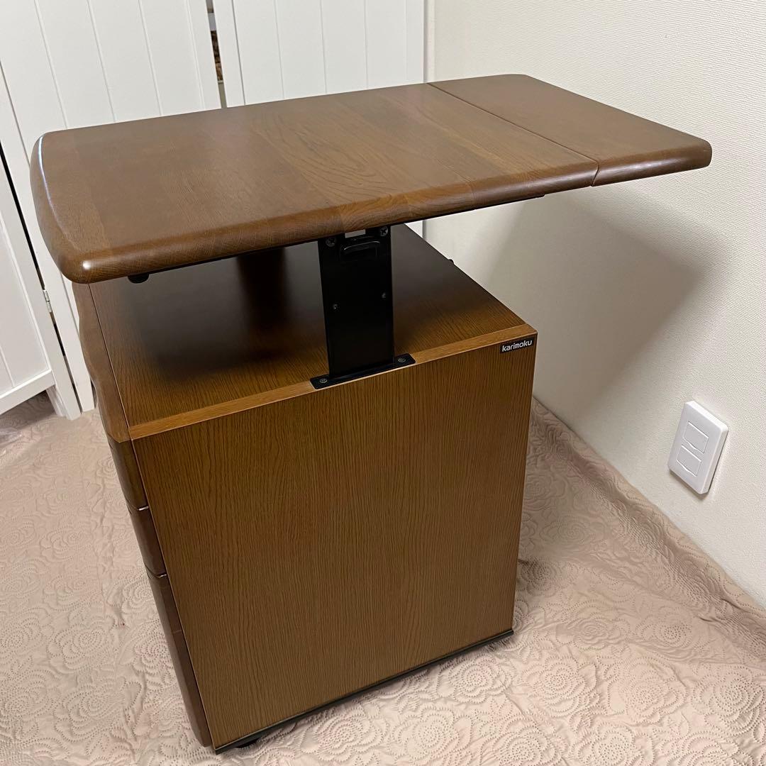 ■専用ページ■カリモク デスクワゴン 袖机 S9079 天然木 サイドテーブル