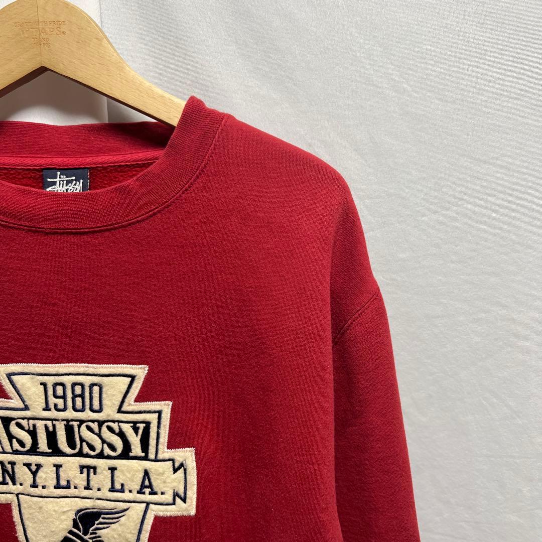 stussy ステューシー　ウイングフット　スウェット　S old 90s