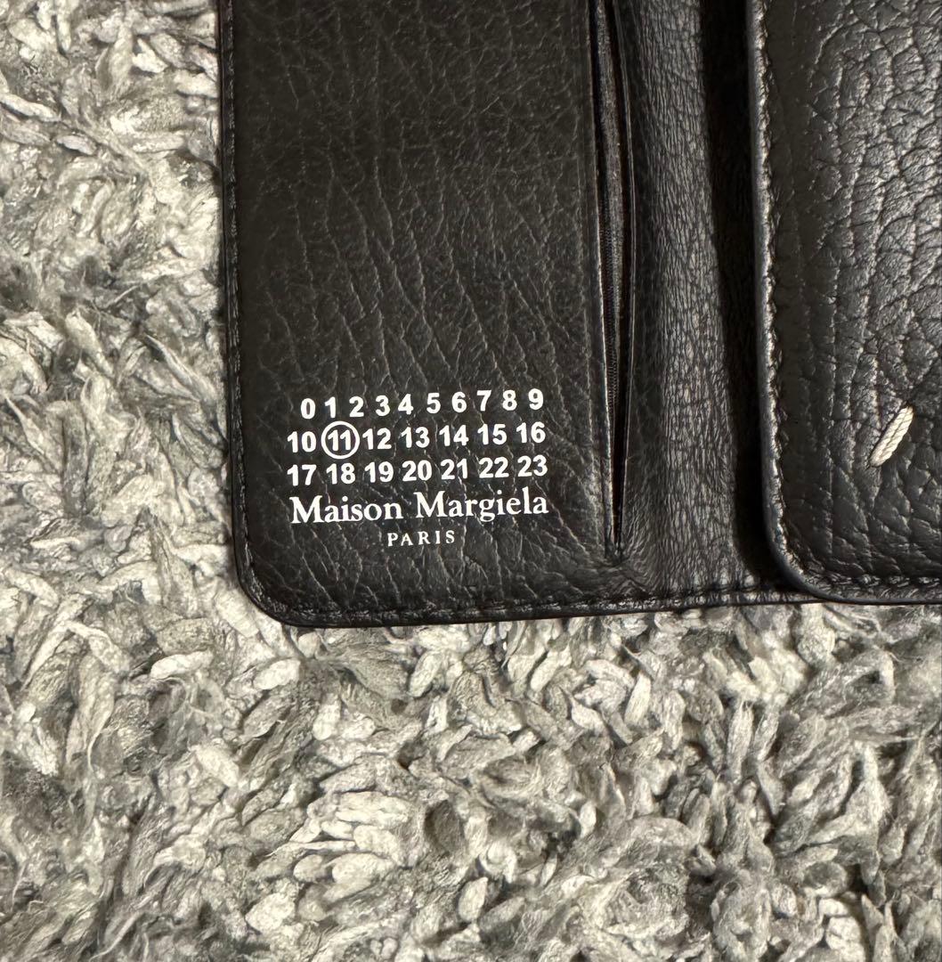 Maison Margiela ブラックレザーキーケース