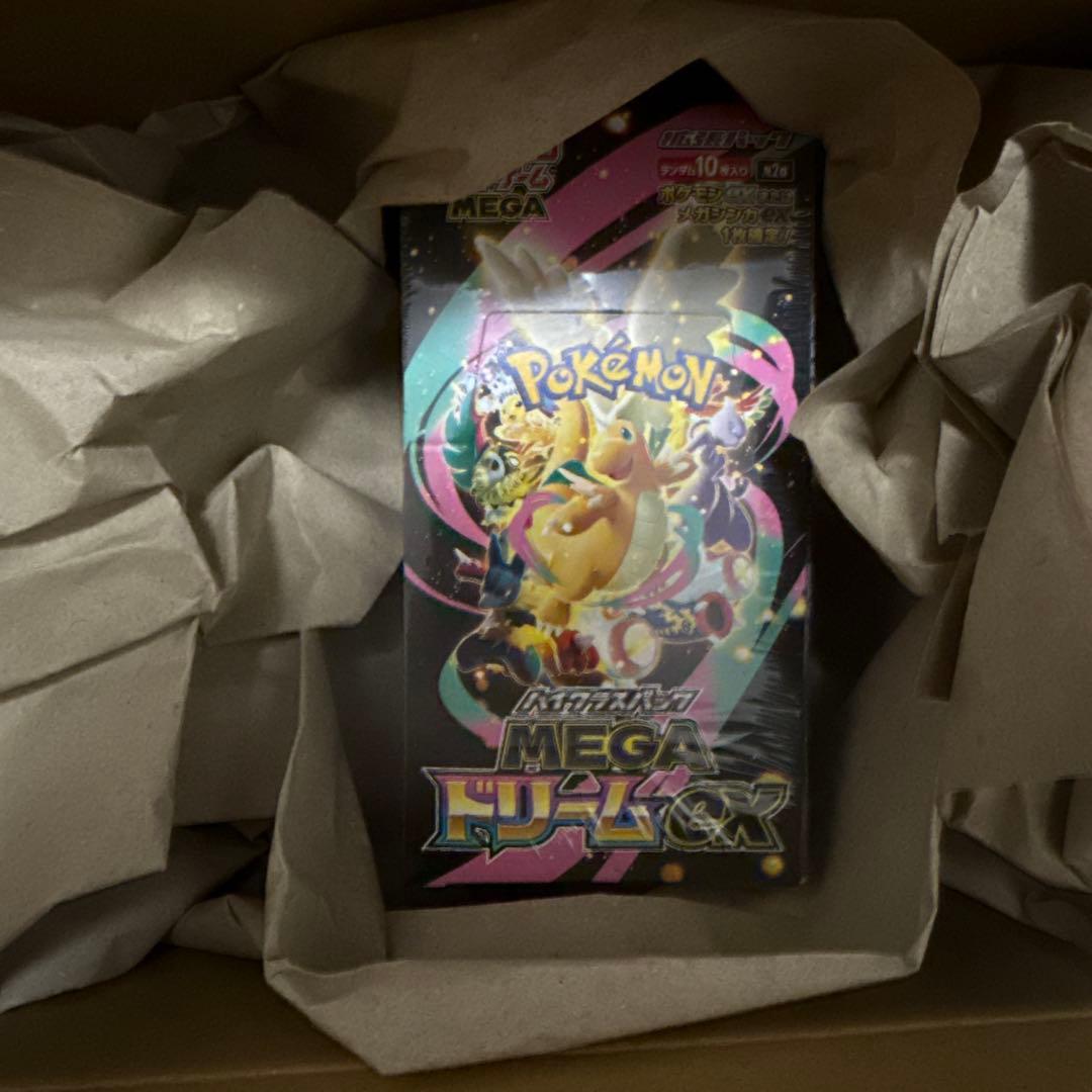 【ポケセン産　納品書付き】MEGAドリーム ex 1BOX シュリンク付き