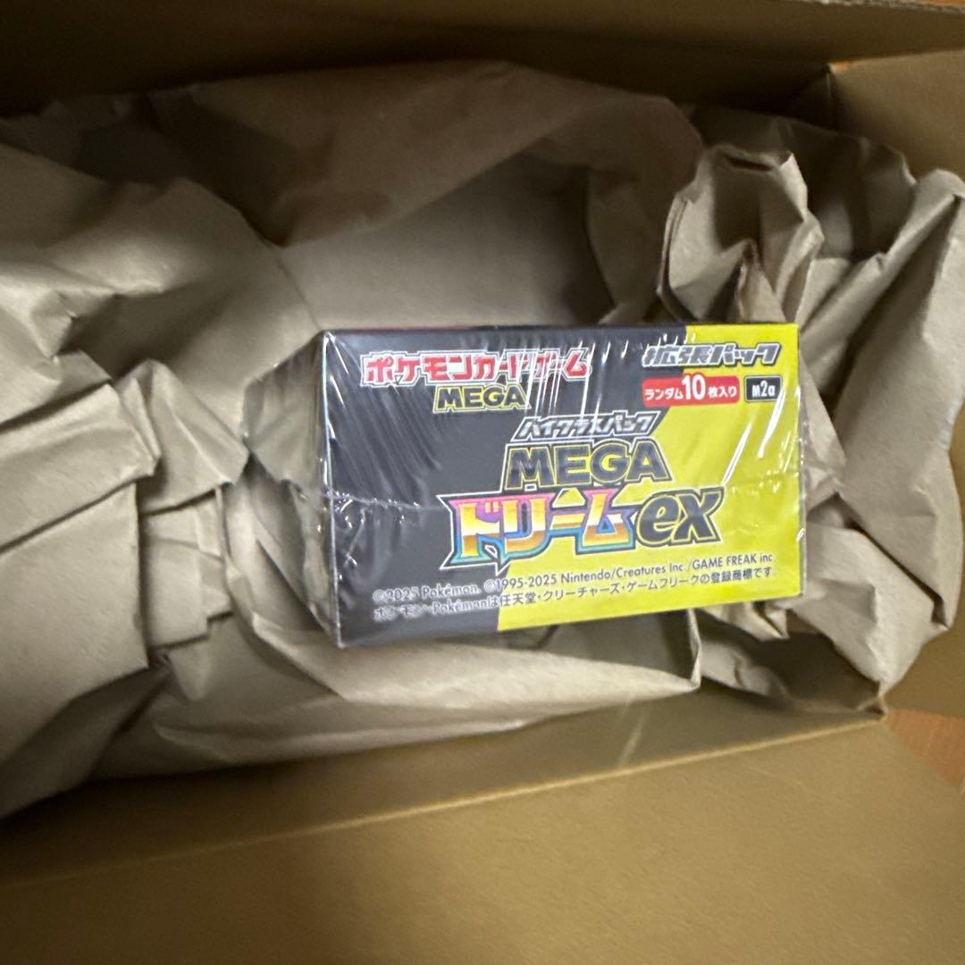 【ポケセン産　納品書付き】MEGAドリーム ex 1BOX シュリンク付き