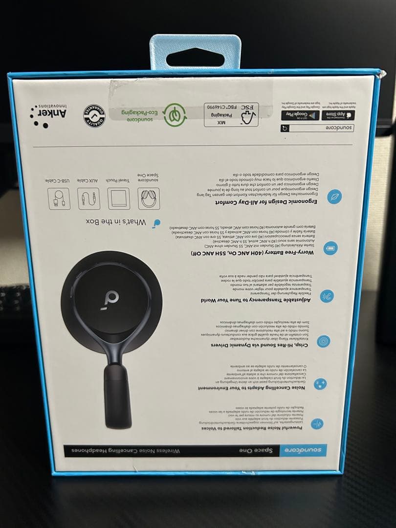 Anker soundcore space one ワイヤレスヘッドホン