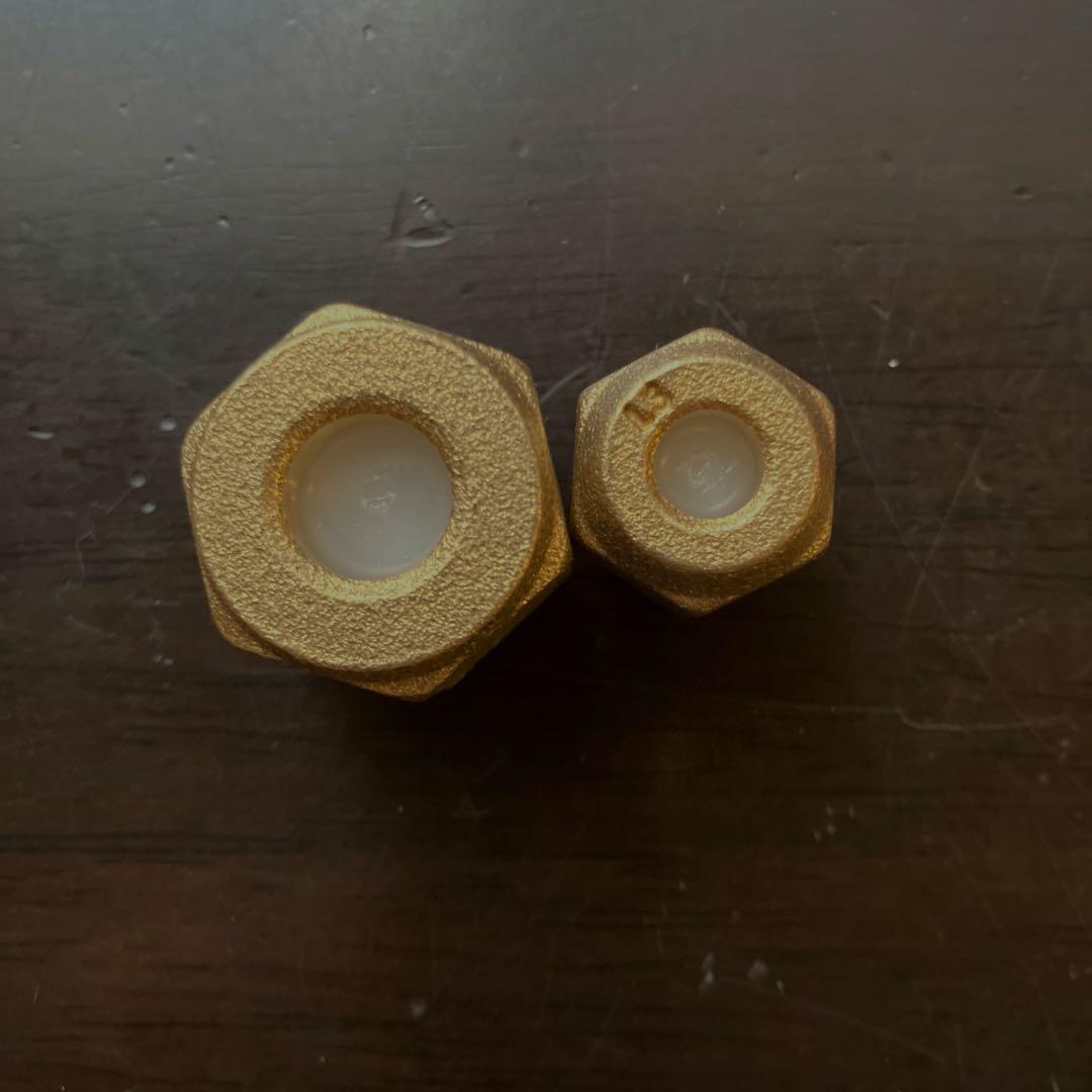 エアコン部材　フレアナット　2分3分　各100個セット合計200個