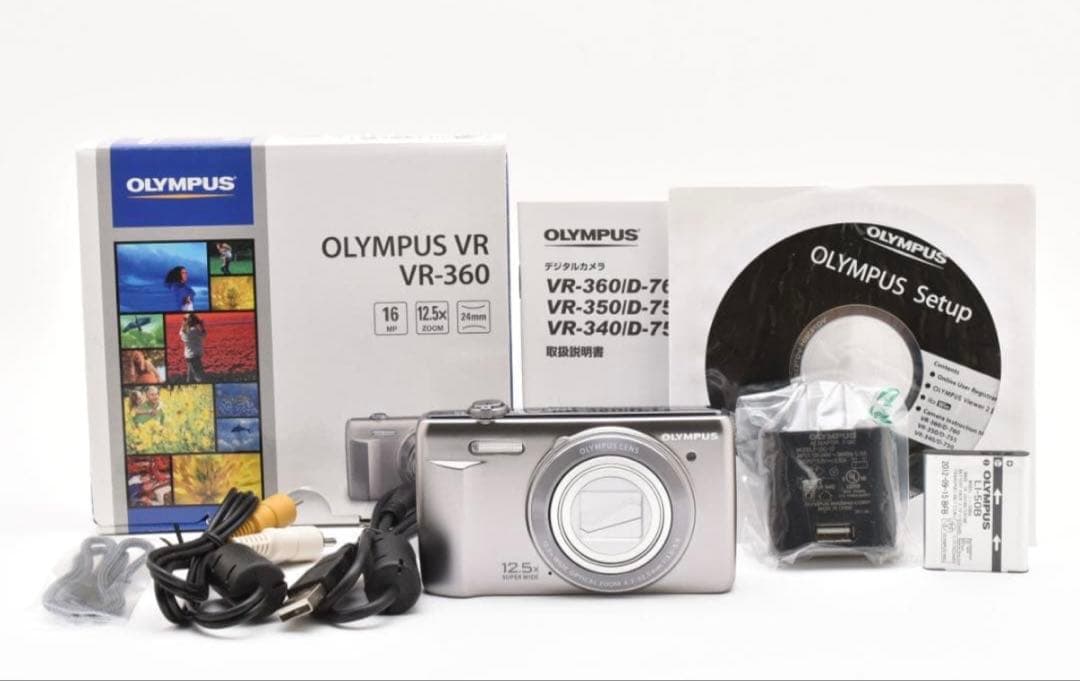 【新品】OLYMPUS VR-360 シルバー　動作確認済　オリンパス