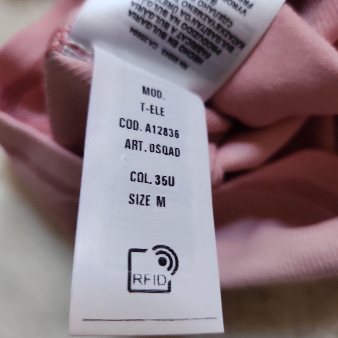 美品　DIESEL ハートロゴ ピンク Tシャツ