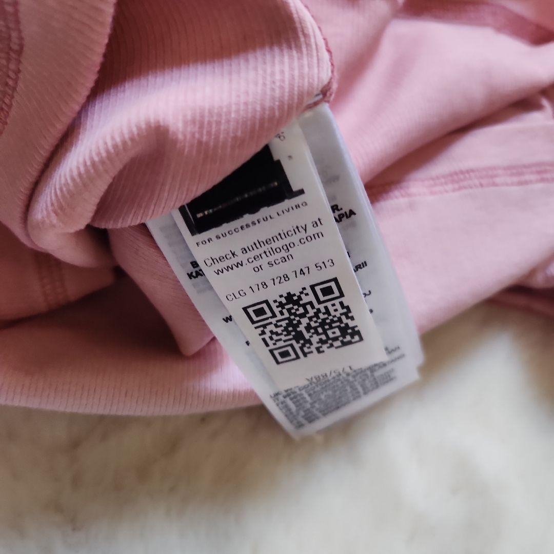 美品　DIESEL ハートロゴ ピンク Tシャツ