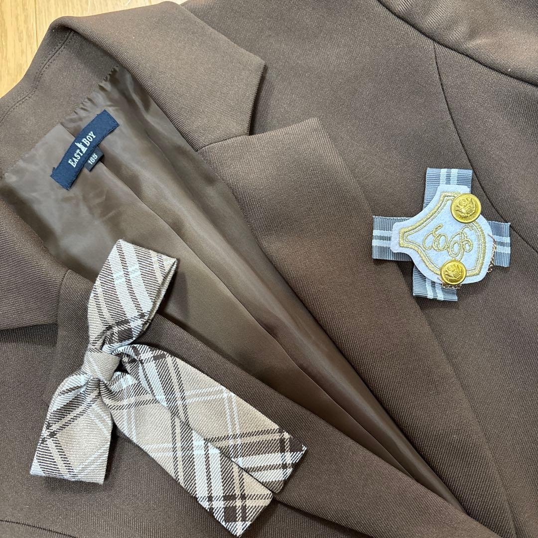【極美品】EASTBOY セレモニー フォーマル セットアップ ブラウン 165