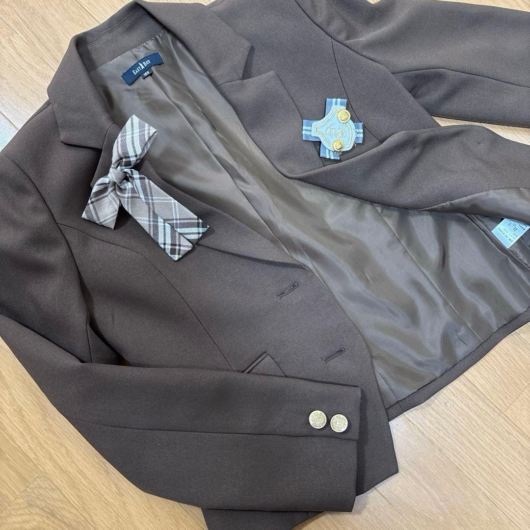 【極美品】EASTBOY セレモニー フォーマル セットアップ ブラウン 165