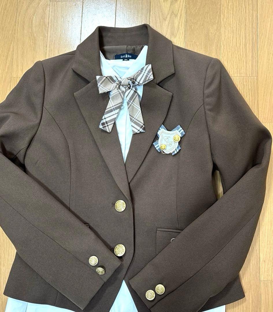 【極美品】EASTBOY セレモニー フォーマル セットアップ ブラウン 165